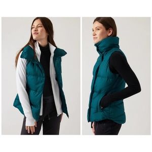 Athleta Downtown Vest Blue- petite/ small